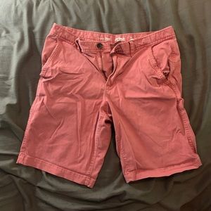 Men’s rust colored dress shorts